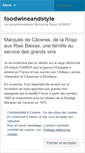 Mobile Screenshot of foodwineandstyle.com
